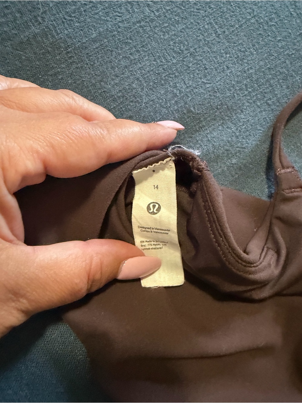 lululemon athletica Brown Low-Profile Sports Bra - Picture 3 of 3